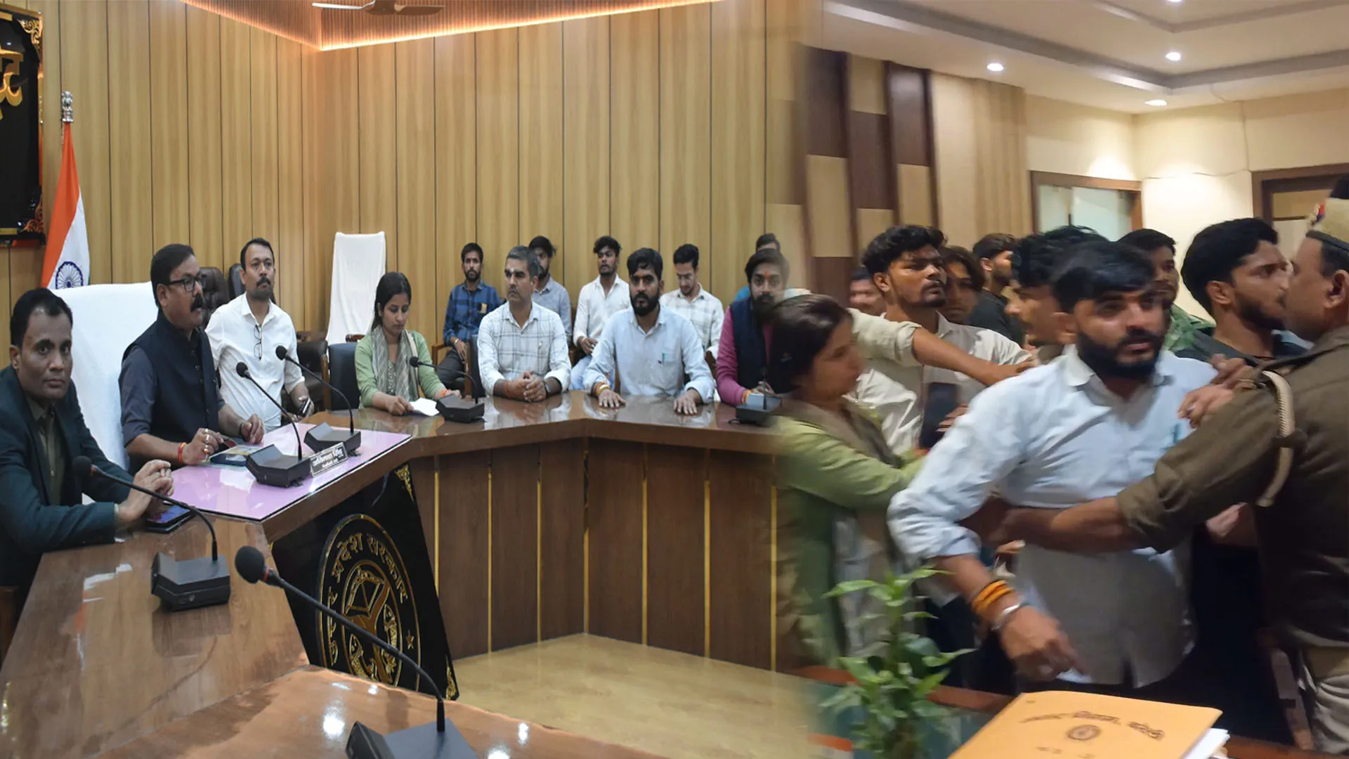 Bareilly : ABVP का आरोप...69 हजार लेकर एक घंटे पहले काट दी थी ऑडिटोरियम की बिजली, रसीद तक नहीं दी