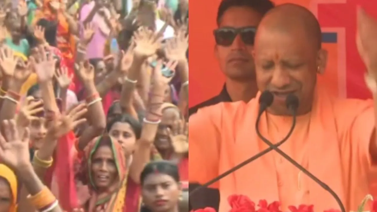 बिहार :  सीएम योगी का विपक्ष पर हमला, कहा- गरीबों का राशन राजद-कांग्रेस के शासन में लूटा गया 