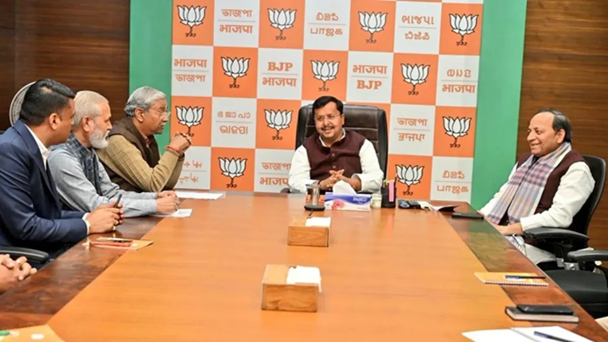 Nitin Nabin Meeting : भाजपा के महासचिवों के साथ नितिन नबीन ने की बैठक, कहा- मोदी के ‘विजन’ को पूरा करने के लिए पूरी लगन से काम करें