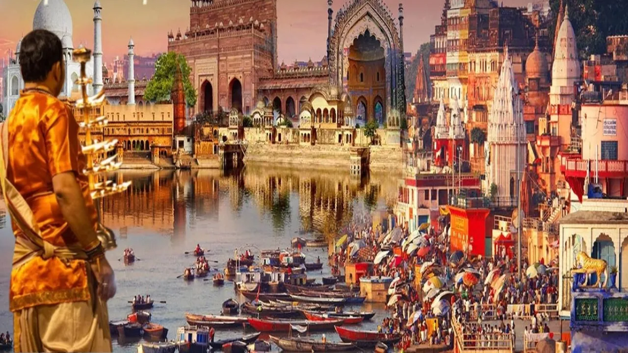 वाराणसी में नए साल का जश्न : मंदिरों और गंगा घाटों पर उमड़ रहा श्रद्धालुओं का सैलाब 