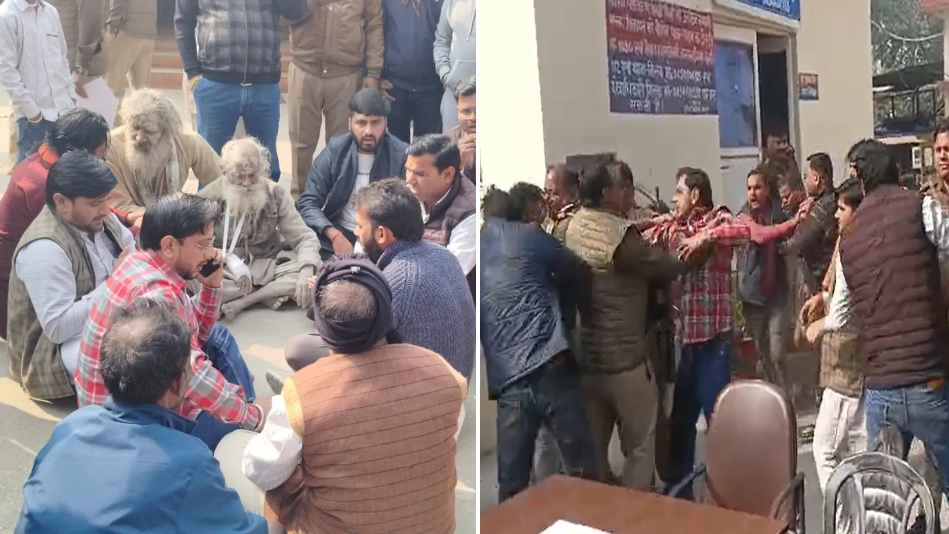 रामपुर : 125 बीघा जमीन के विवाद में साधुओं और ग्रामीणों में बवाल, चार घायल