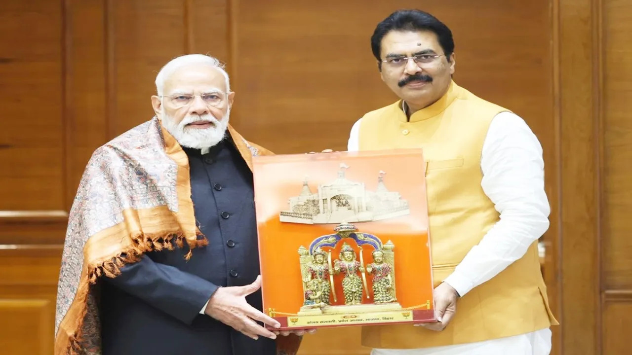 प्रधानमंत्री मोदी से मिले संजय सरावगी : बिहार के विकास से जुड़े मुद्दों पर हुई सार्थक चर्चा