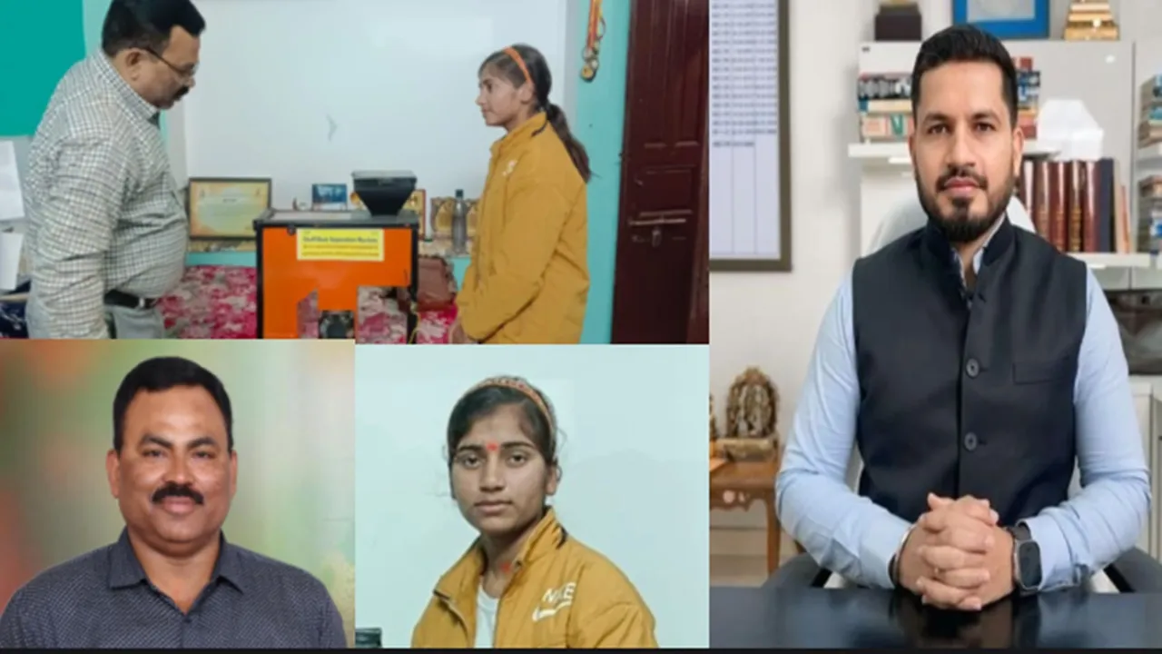 बाराबंकी की पूजा पाल को मिलेगा प्रधानमंत्री राष्ट्रीय बाल पुरस्कार, गाइड शिक्षक राजीव श्रीवास्तव और पूजा का परिवार खुशी से गदगद