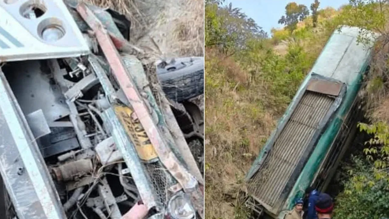 उत्तराखंड के अल्मोड़ा में बड़ा हादसा : खाई में गिरी बस, सात यात्रियों की मौत, एक दर्जन घायल 