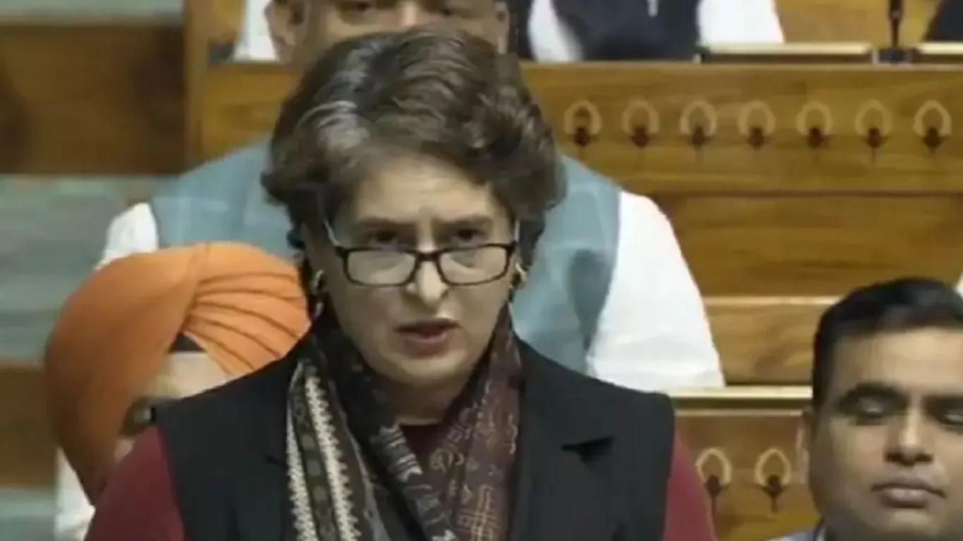  समस्याओं से घिरा देश... संसद में प्रियंका गांधी ने सरकार को घेरा, वंदे मातरम पर चर्चा को बताया मुद्दे से भटकाने वाला 