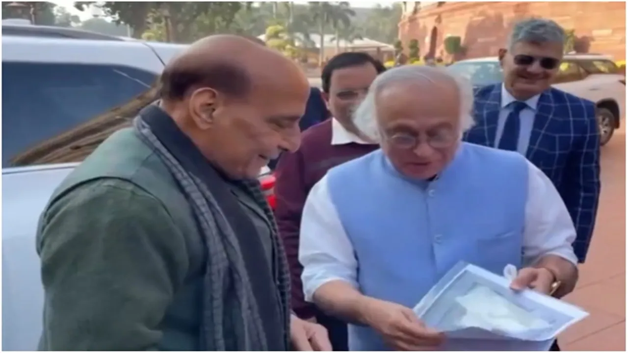 जयराम रमेश ने राजनाथ को सौंपी मणिबेन की डायरी: नेहरू पर उनके दावे को बताया गलत, बाबरी मस्जिद से जुड़ा है मामला