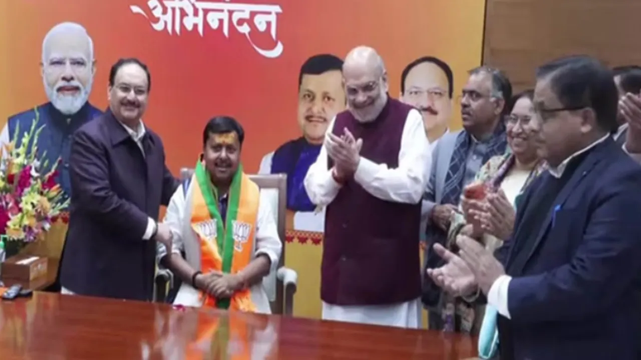 नितिन नबीन का भाजपा मुख्यालय में जोरदार स्वागत : नड्डा और शाह ने की ताजपोशी, कई शीर्ष नेता रहे मौजूद