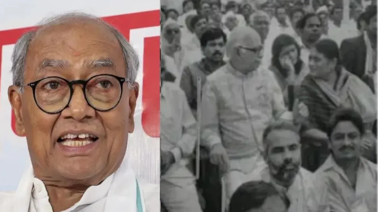 पीएम मोदी की फोटो शेयर कर विवादों में घिरे दिग्विजय सिंह : तो सफाई में कहा- मैंने सिर्फ संगठन की तारीफ की...
