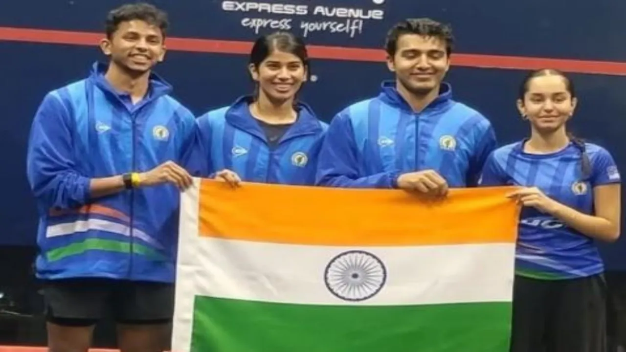 स्क्वैश वर्ल्ड कप  : अनाहत सिंह ने इतिहास रचा, भारत ने हांगकांग को हराकर जीता स्क्वैश वर्ल्ड कप पहला खिताब