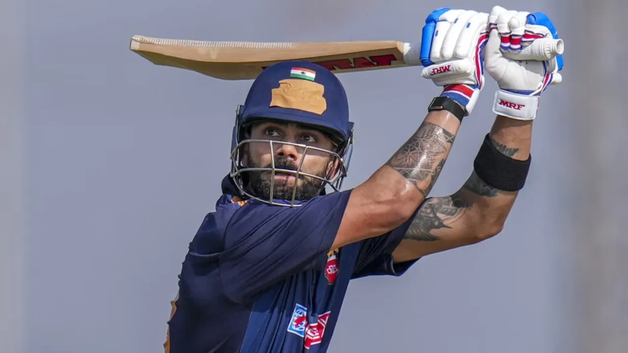 विजय हजारे ट्रॉफी में इस दिन से रेलवे के खिलाफ उतरेंगे विराट कोहली, 16 हजार रनों के साथ सचिन तेंदुलकर को छोड़ा पीछे