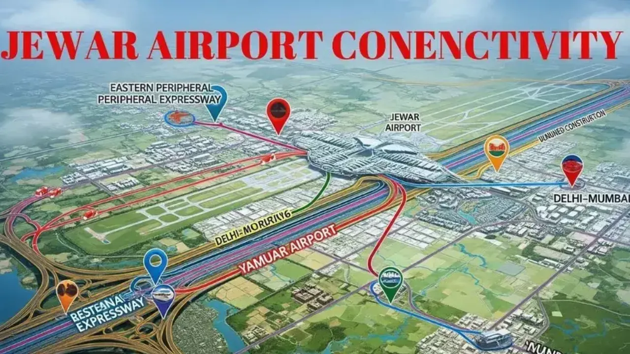 जेवर एयरपोर्ट से गंगा एक्सप्रेसवे तक सुपरफास्ट कनेक्शन: 1,246 करोड़ की मेगा फंडिंग, यूपी को मिलेगी निवेश और रोजगार की नई उड़ान
