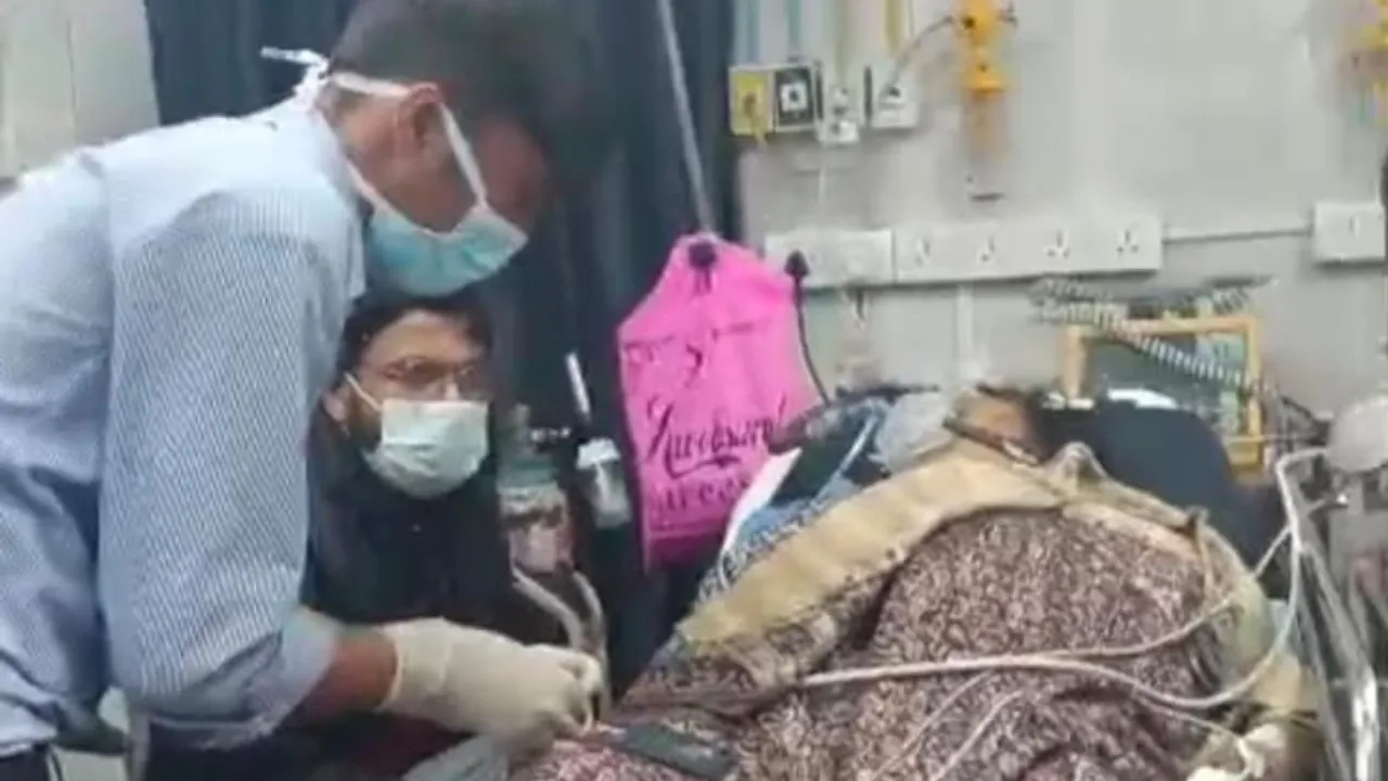 लोहिया संस्थान में वार्ड ब्वॉय ले रहे नमूने, लगा रहे इंजेक्शन, तीमारदार ने वीडियो बनाकर किया वायरल