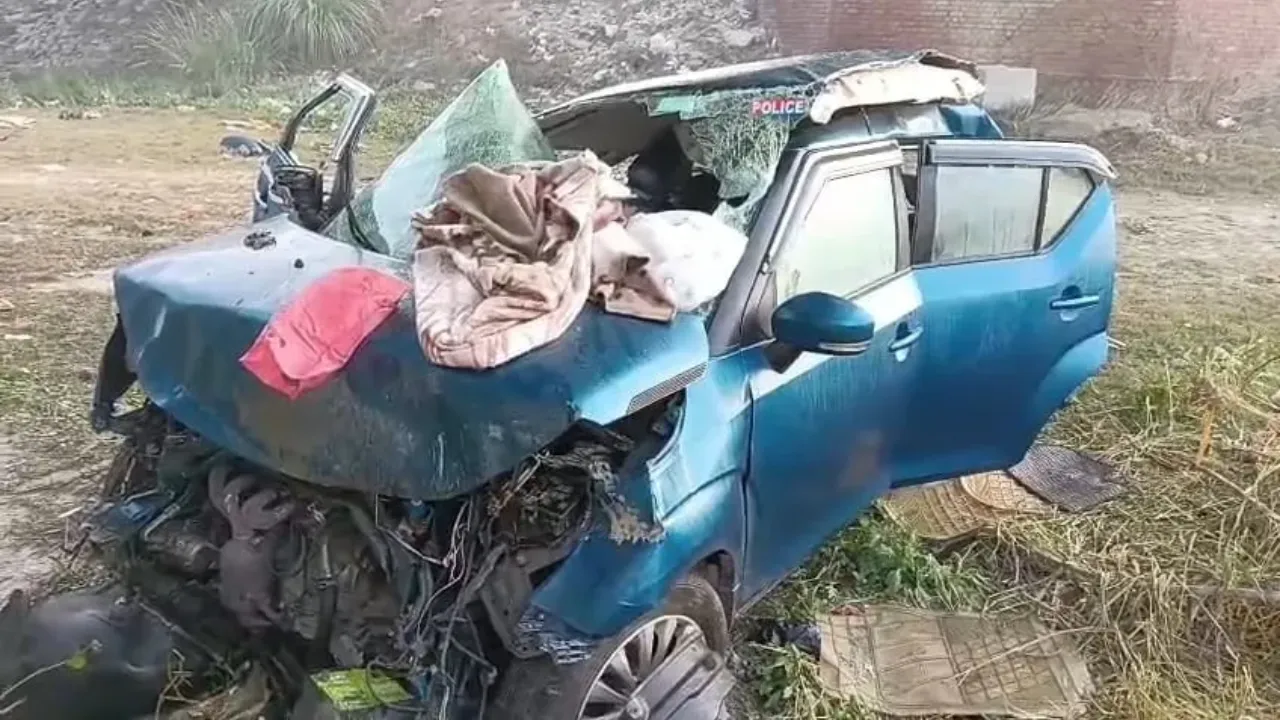 मेरठ: हिंडन नदी में गिरी कार, हेड कांस्टेबल समेत दो लोगों की मौत 