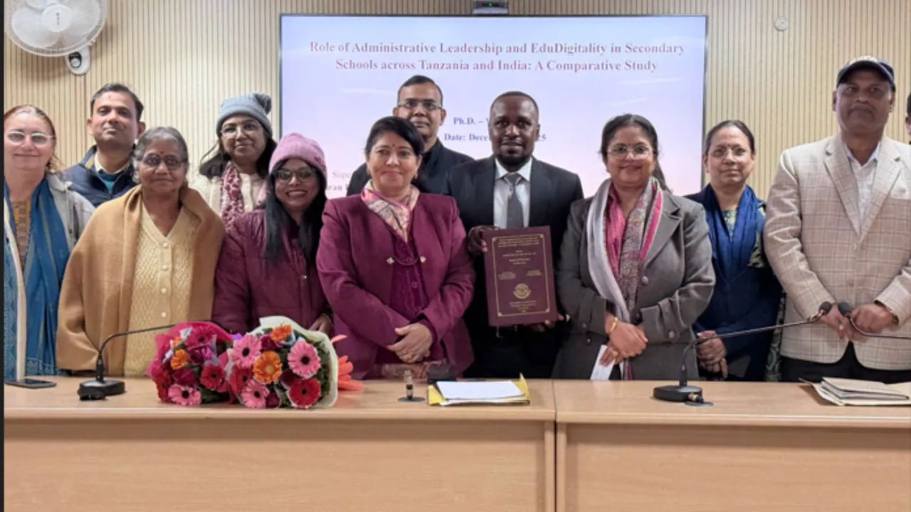 लखनऊ विश्वविद्यालय की ऐतिहासिक उपलब्धि: तंजानिया के शोधार्थी को भारत-तंजानिया माध्यमिक शिक्षा पर रिसर्च के लिए मिली पहली अंतरराष्ट्रीय PhD