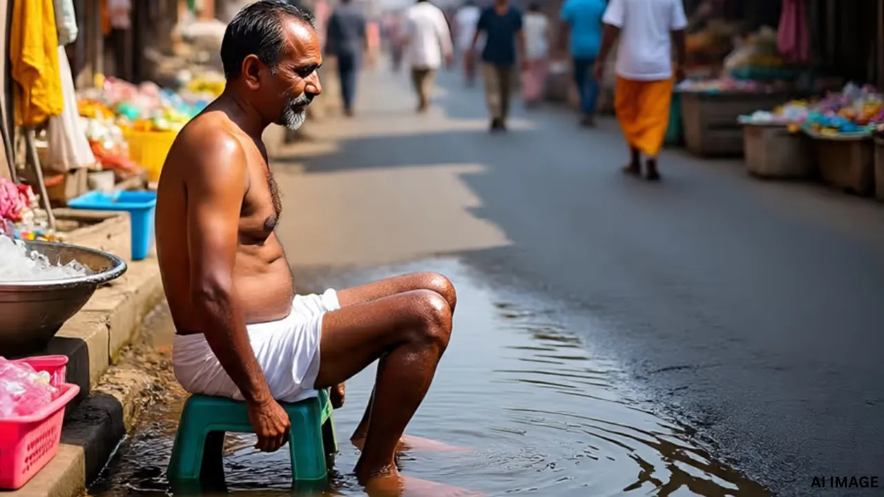 2000 छात्राओं की नजरें झुकीं, नगर निगम बेशर्म... खुलेआम सड़कों पर नहा रहे लोग
