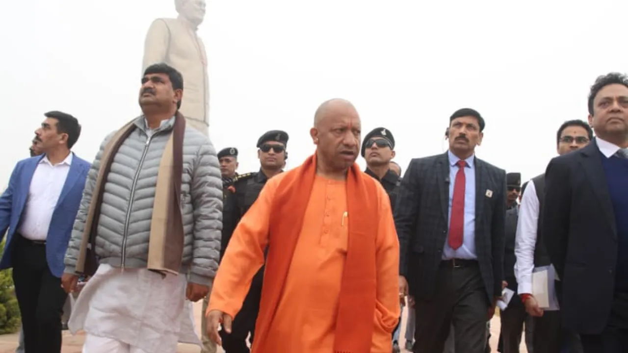 CM योगी ने राष्ट्रीय प्रेरणा स्थल का किया निरीक्षण, 25 दिसंबर को PM मोदी करेंगे उद्घाटन