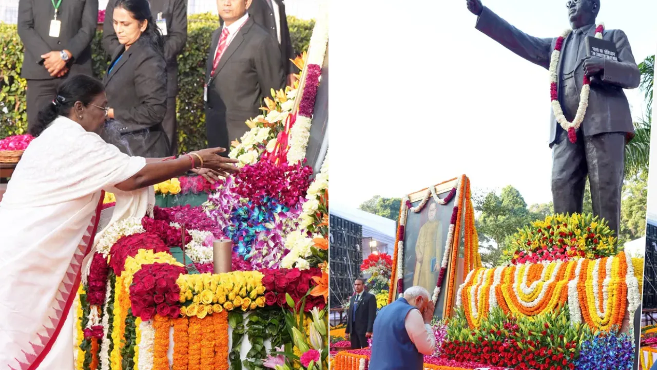 Dr Ambedkar: राष्ट्रपति मुर्मू और पीएम मोदी समेत देश के तामाम नेताओं ने बाबासाहेब आंबेडकर को किया याद,  69वीं महापरिनिर्वाण दिवस पर अर्पित की श्रद्धांजलि 