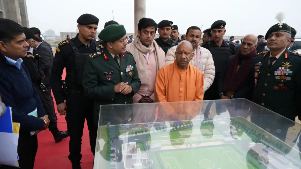 पूर्वांचल का नया गौरव होगी NCC Training Academy, निर्माणाधीन एकेडमी का सीएम योगी ने किया निरीक्षण