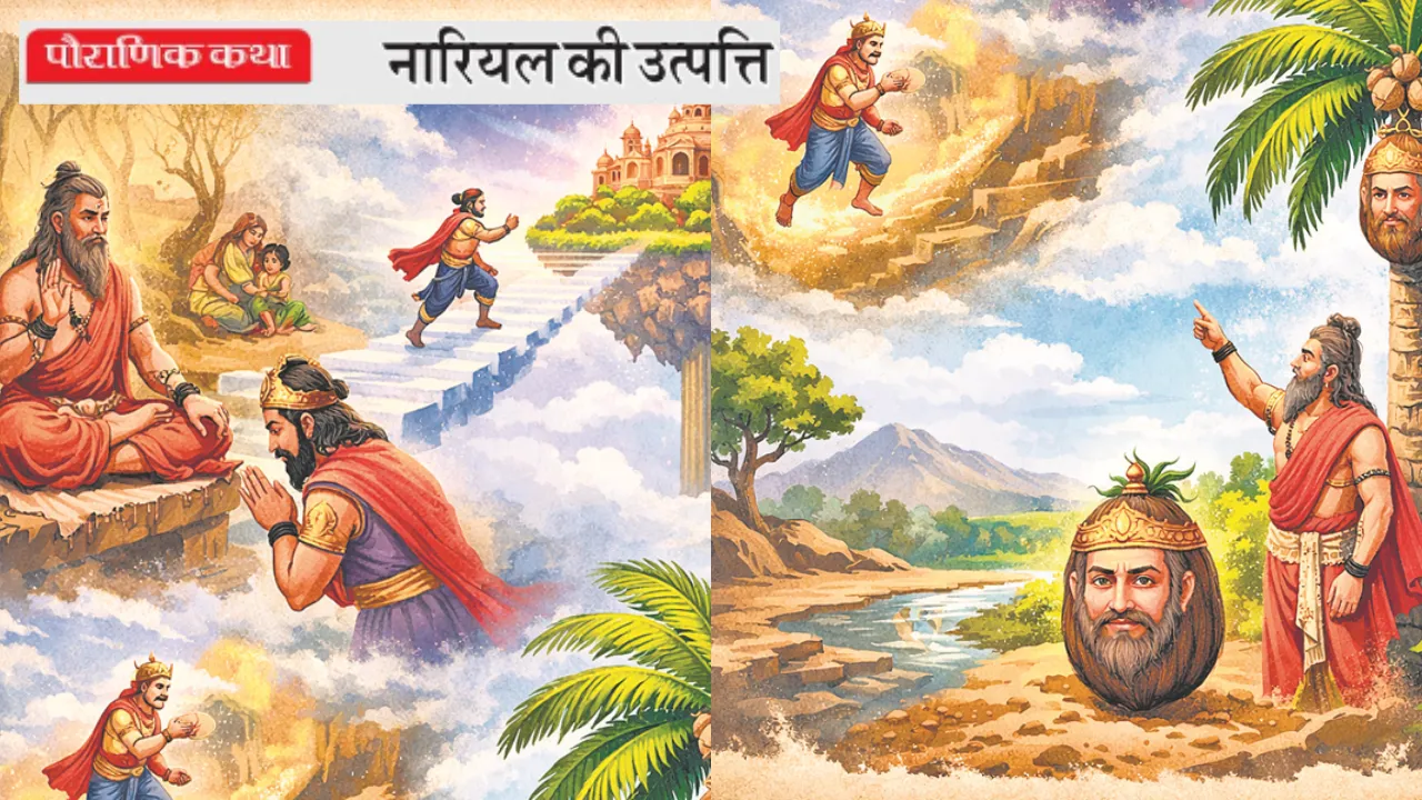 पौराणिक कथाः आखिर कैसे हुई नारियल की उत्पत्ति