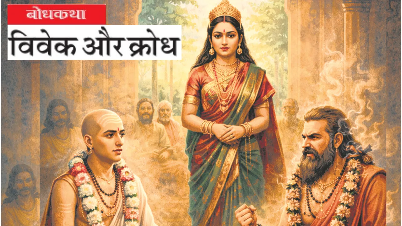 बोधकथाः विवेक और क्रोध