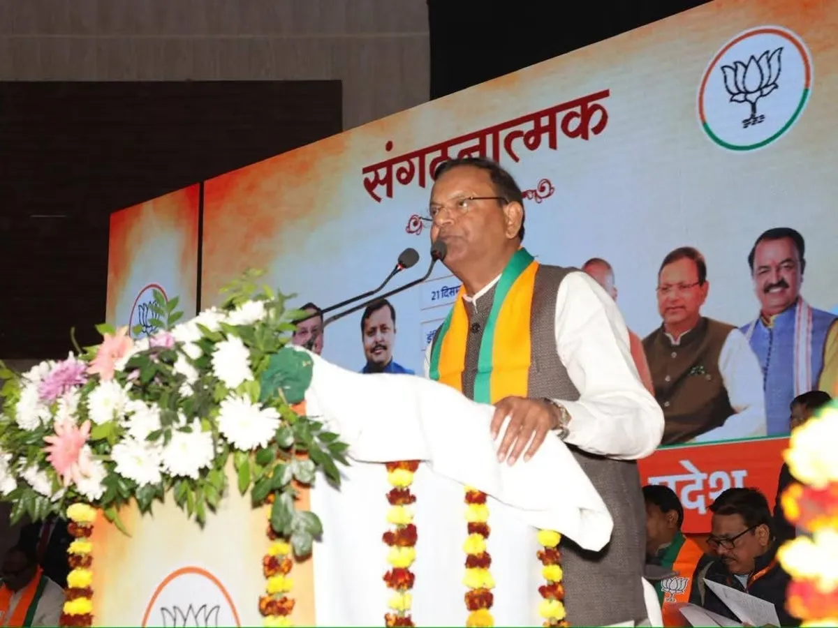 UP BJP : लखनऊ में पहली बड़ी बैठक के बाद विपक्ष पर बरसे पंकज चौधरी, कहा- भाजपा किसी तारीख या चुनावी वर्ष को नहीं देखती