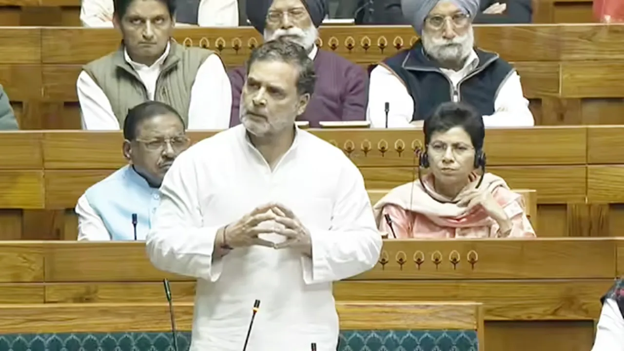 Winter Session : लोकसभा में गरजे राहुल गांधी, कहा- RSS के ‘प्रोजेक्ट’ के तहत संस्थाओं और EC पर किया गया कब्जा