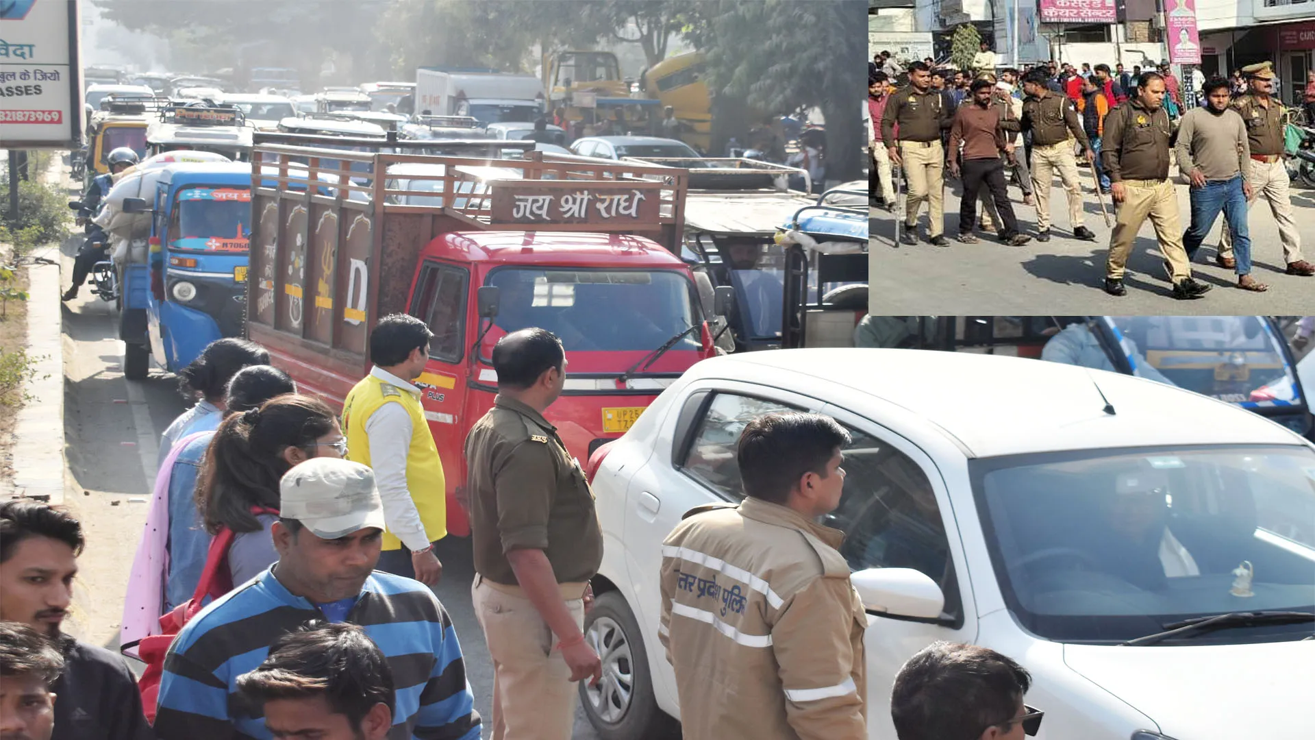 नो एंट्री में घुसाया ट्रक: टीएसआई समेत चार ट्रैफिक पुलिसकर्मी निलंबित, बुजुर्ग महिला की चली गई थी जान