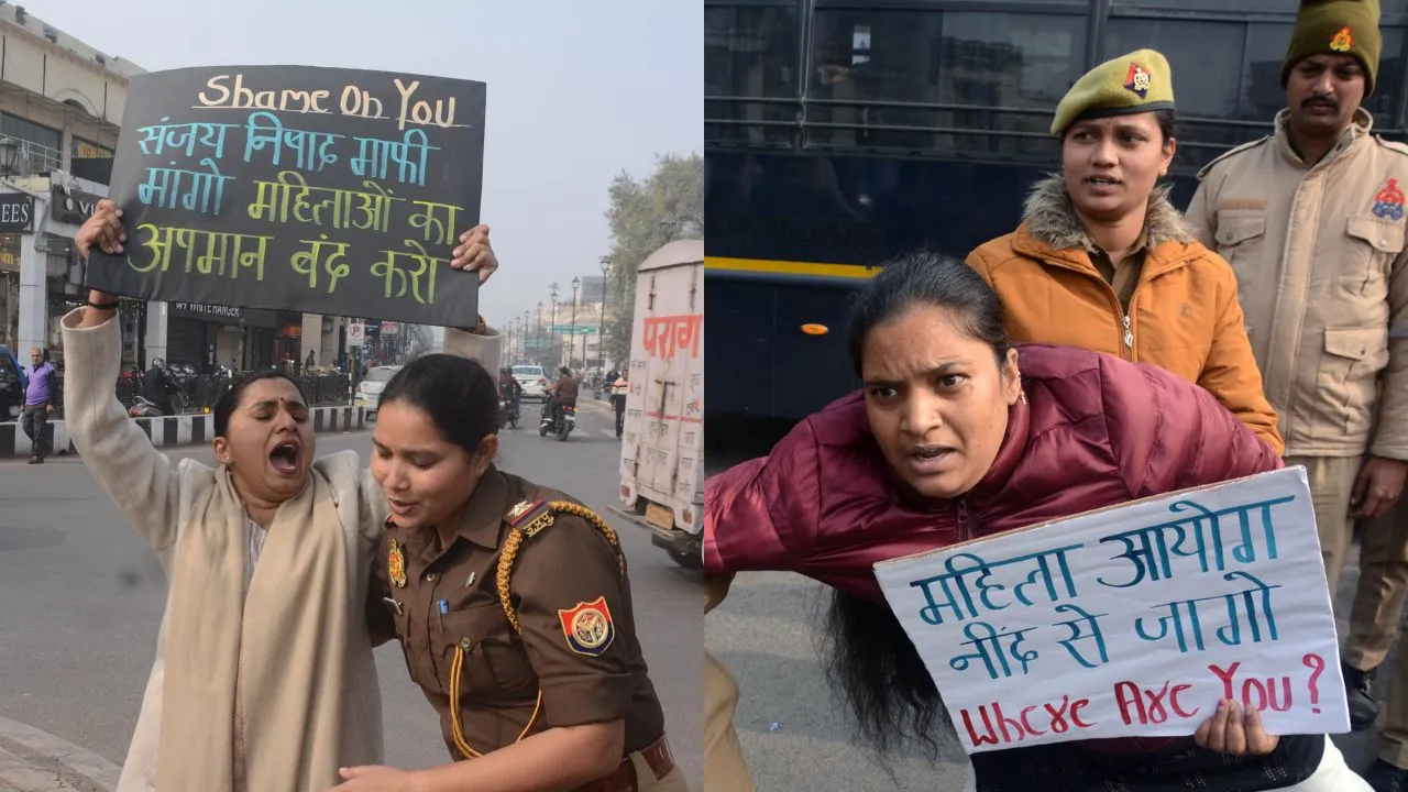 लखनऊ में सपा प्रवक्ता हाउस अरेस्ट : CM नितीश और UP कैबिनेट मंत्री के खिलाफ करने जा रही थीं प्रदर्शन, 6 घंटे तक रही कैद 