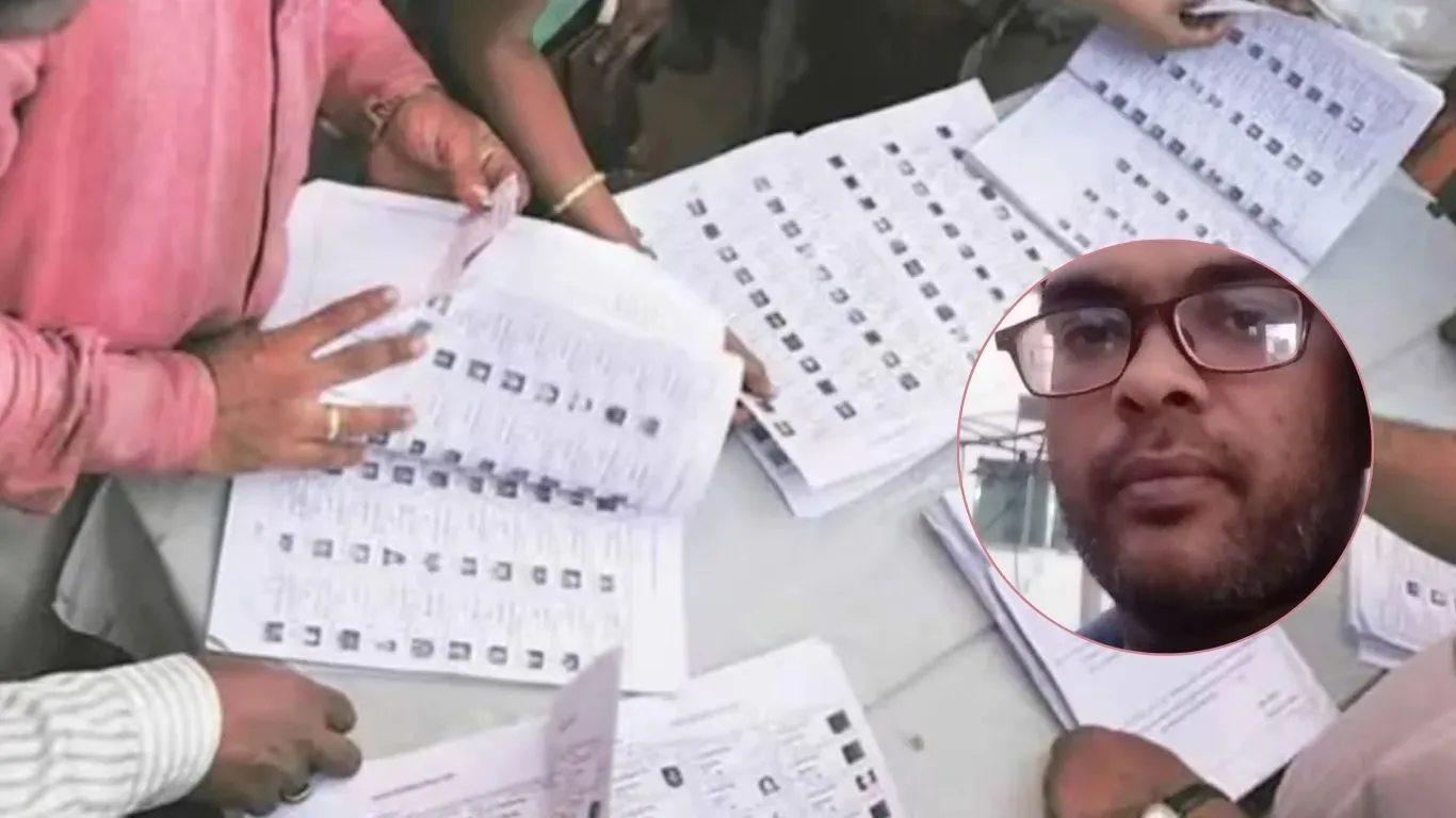  हाथरस में SIR के काम में लगे बीएलओ की मौत : घर पर चाय पीतें समय आया चक्कर, परिजनों का आरोप-काम के दवाब से टेंशन 