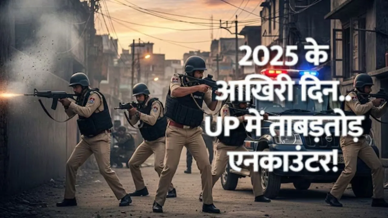 साल 2025 में यूपी पुलिस का एनकाउंटर एक्शन:  प्रेसवार्ता में बोले डीजीपी राजीव कृष्ण, मुठभेड़ों में मारे गए 48 अपराधी, 3153 घायल  