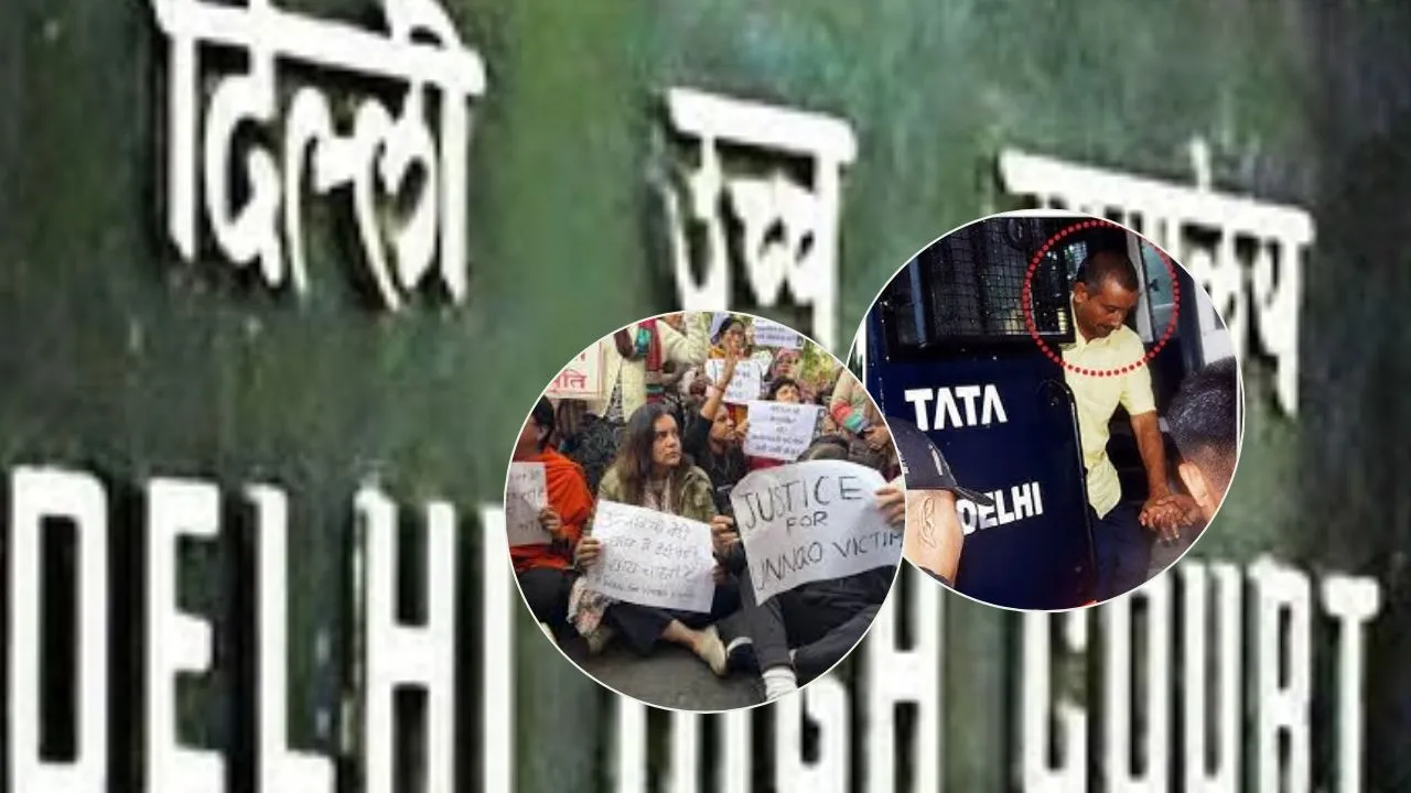 Unnao rape case:  दिल्ली हाईकोर्ट के बाहर महिला कार्यकर्ताओं का प्रदर्शन, सेंगर की सजा निलंबन के विरोध में लगाए नारे 