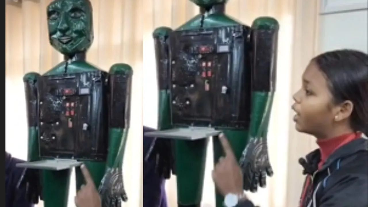 11वीं की छात्रा का कमाल,  सब्जी विक्रेता पिता की मुश्किलों को हल करने के लिए बना डाला रोबोट