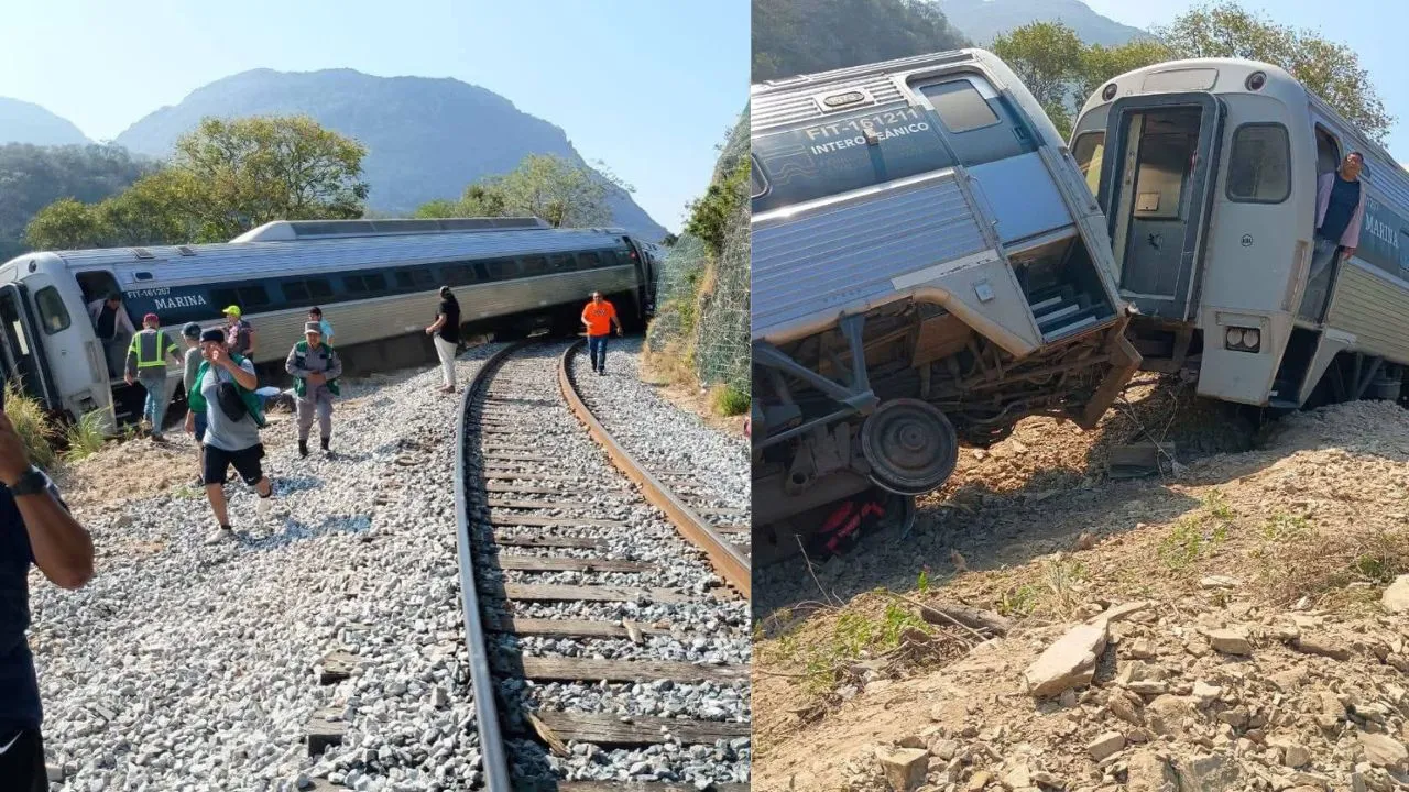मेक्सिको को खाड़ी से जोड़ने वाली रेल लाइन पर बड़ा हादसा:  पटरी से उतरी Interoceanic ट्रेन, 13 की मौत, 98 घायल 