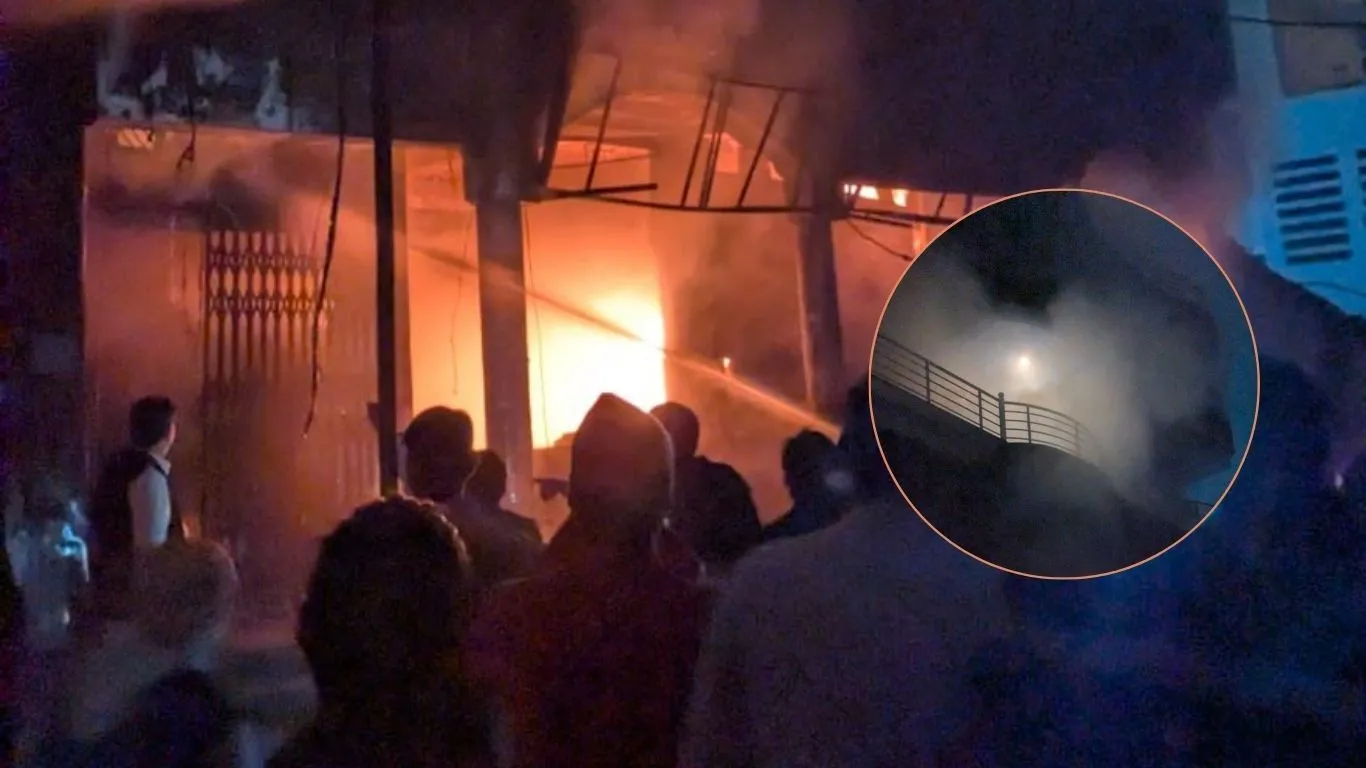   लखनऊ में 4 मंजिला मकान में आग का तांडव: दीवार तोड़कर किया रेस्क्यू, डेढ़ घंटे मशक्कत से बाद फायर फाइटर्स ने पाया काबू