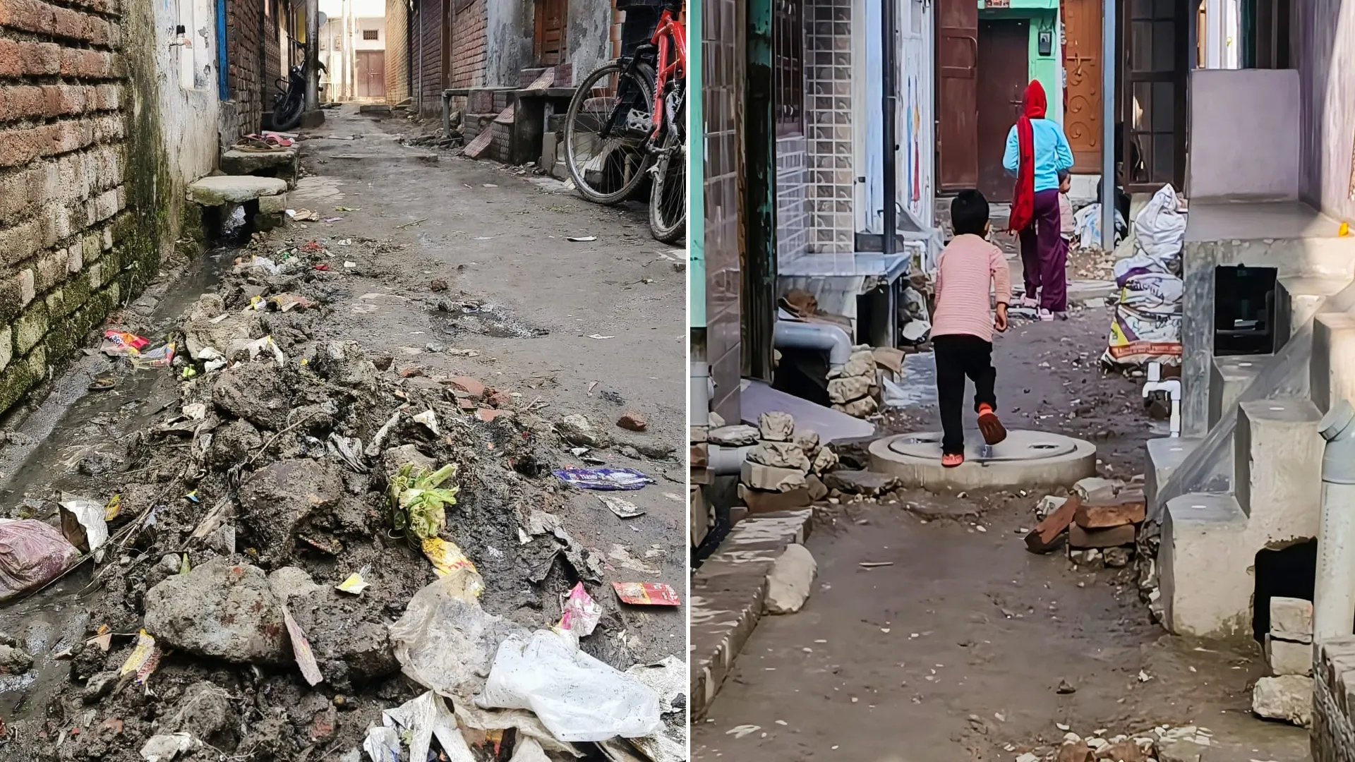 Bareilly : सड़कों को खोदकर छोड़ दिया, ठोकरें खा रहे लोग