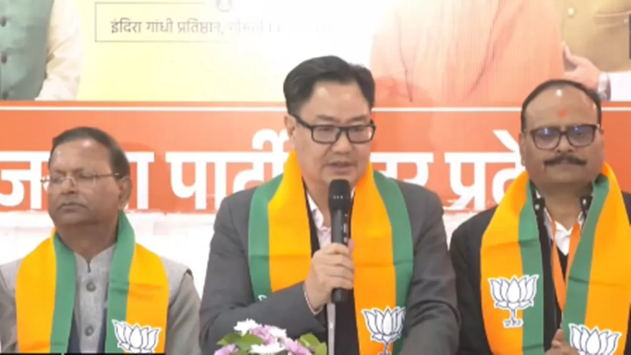 VB-G RAM G : रिजिजू का विपक्ष पर तीखा हमला, कहा- मनरेगा थी 'लूट की गारंटी', जी राम जी में भ्रष्टाचार की गुंजाइश नहीं