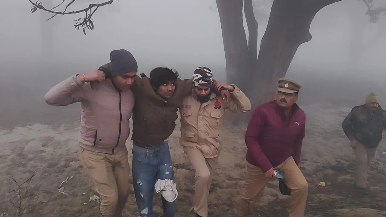 कन्नौज जेल से भागे बंदी को पुलिस ने 14वें दिन मुठभेड़ के बाद पकड़ा, पैर में लगी गोली, तमंचा-कारतूस बरामद 