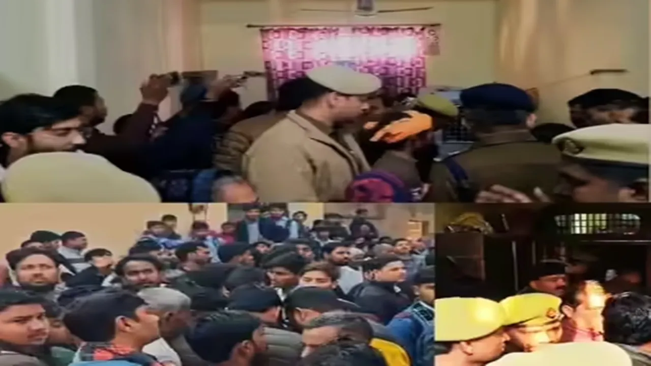 एटा में दिनदहाड़े एक ही परिवार के चार लोगों की हत्या : फर्स पर खून से लथपथ मिलीं लाशें, इलाके में सनसनी