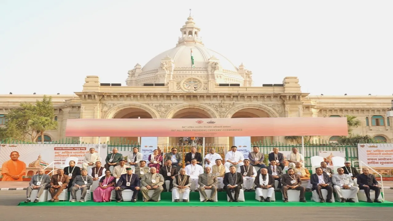 AIPOC 2026 : UP देश का सिरमौर, जिधर देखेंगे वहां ऊर्जा मिलेगी, MP विधानसभा अध्यक्ष ने की बिरला और महाना की तारीफ 