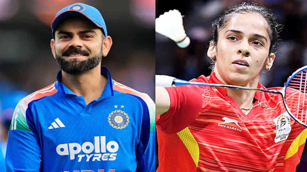 विराट कोहली ने साइना नेहवाल के शानदार करियर के लिए दी बधाई, कहा- आप भारत का गर्व हैं