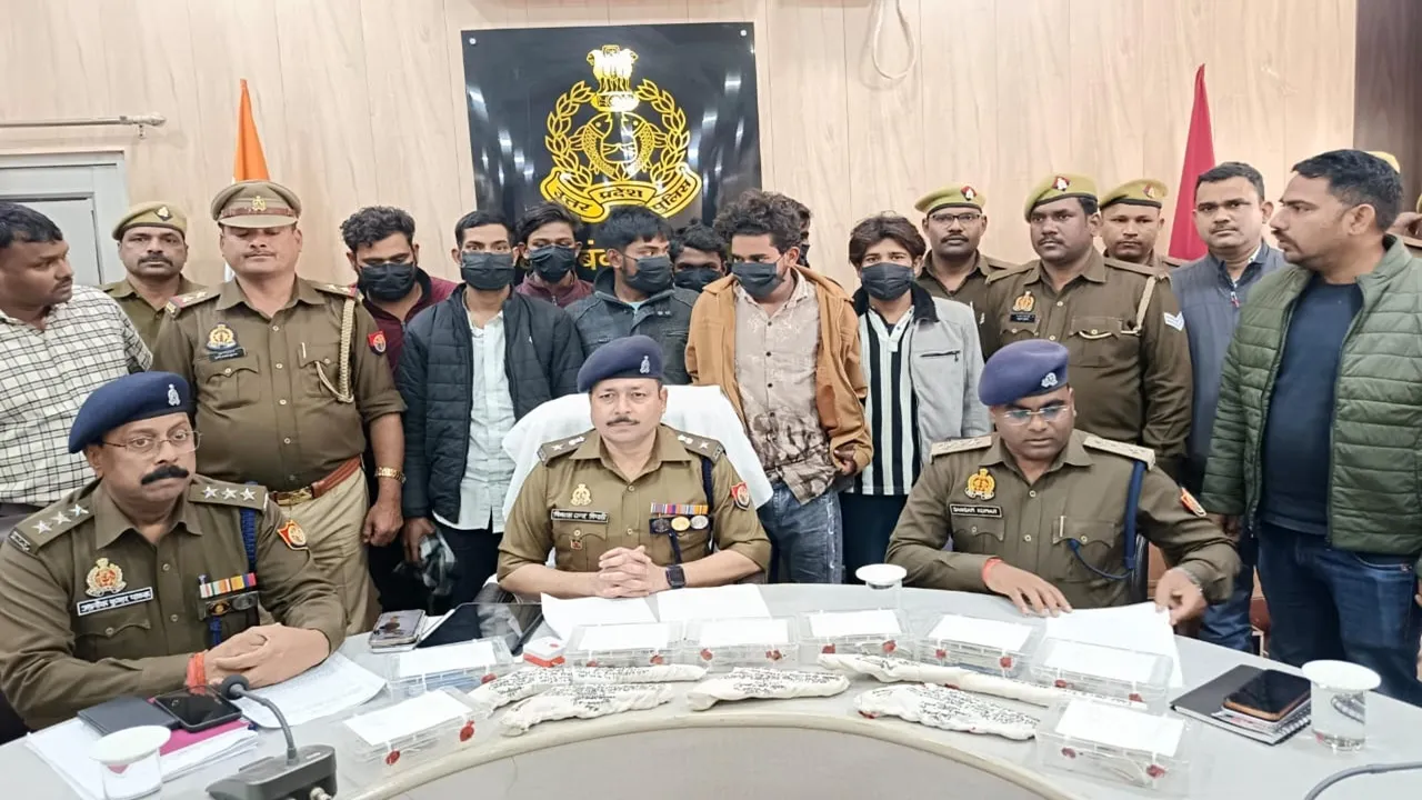 बाराबंकी : मछली पालन केन्द्र पर बंधक बनाकर हुई लूट का पुलिस ने किया खुलासा, आठ गिरफ्तार
