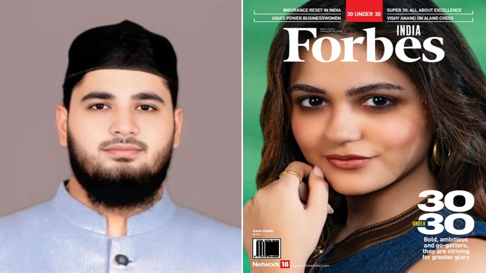 Bareilly: फोर्ब्स की सूची में फरमान मियां को मिली जगह, जसप्रीत बुमराह, अनन्या पाण्डेय संग फेहरिस्त से जुड़े