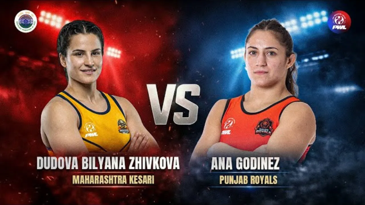 कुश्ती रेसलिंग लीग में छाई एना गोडिनेज, पंजाब रॉयल्स ने महाराष्ट्र केसरी को हराया 