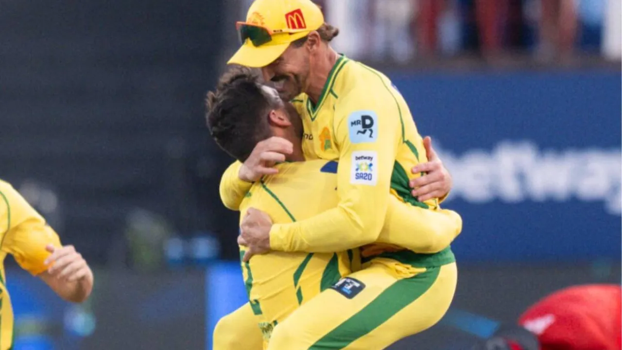 SA20: डरबन सुपर जायंट्स ने रोमांचक अंत में चुराई जीत! सनराइजर्स ईस्टर्न केप को 2 विकेट से हराकर प्लेऑफ की उम्मीदें जिंदा रखी 