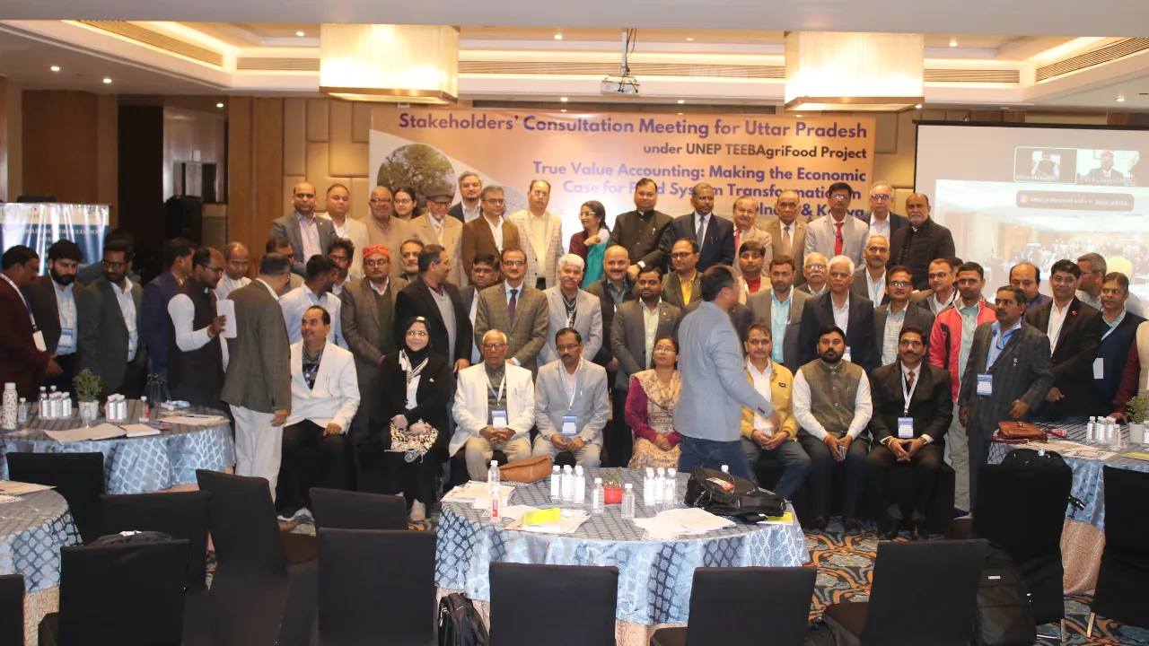 कृषि-खाद्य क्रांति का नया अध्याय... संयुक्त राष्ट्र की TEEB एग्री-फूड पहल में तकनीकी नवाचारों पर जोर, लखनऊ में हुई उच्चस्तरीय बैठक