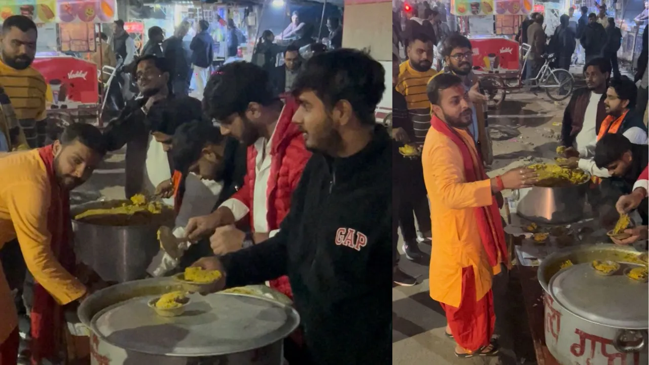 लखनऊः हर मंगलवार बीबीडी गेट के सामने भंडारे का आयोजन शुरू