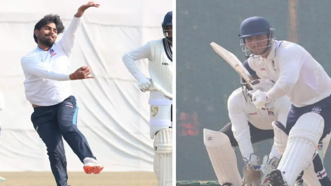 Ranji Trophy: इकाना स्टेडियम में यूपी और झारखंड की टीमों ने खूब बहाया पसीना, मैदान पर की कड़ी मेहनत