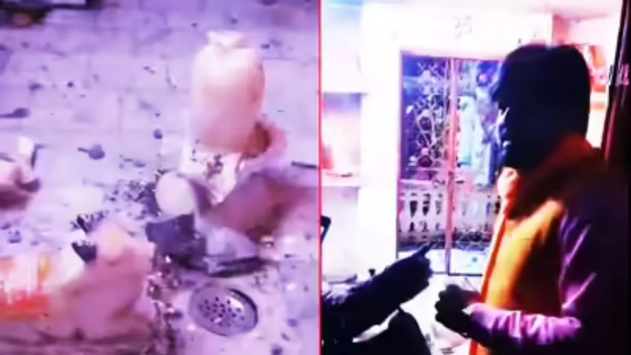 Lucknow News:मंदिर में हथौड़े से वारकर शिवलिंग किया क्षतिग्रस्त, लोगों ने किया हंगामा