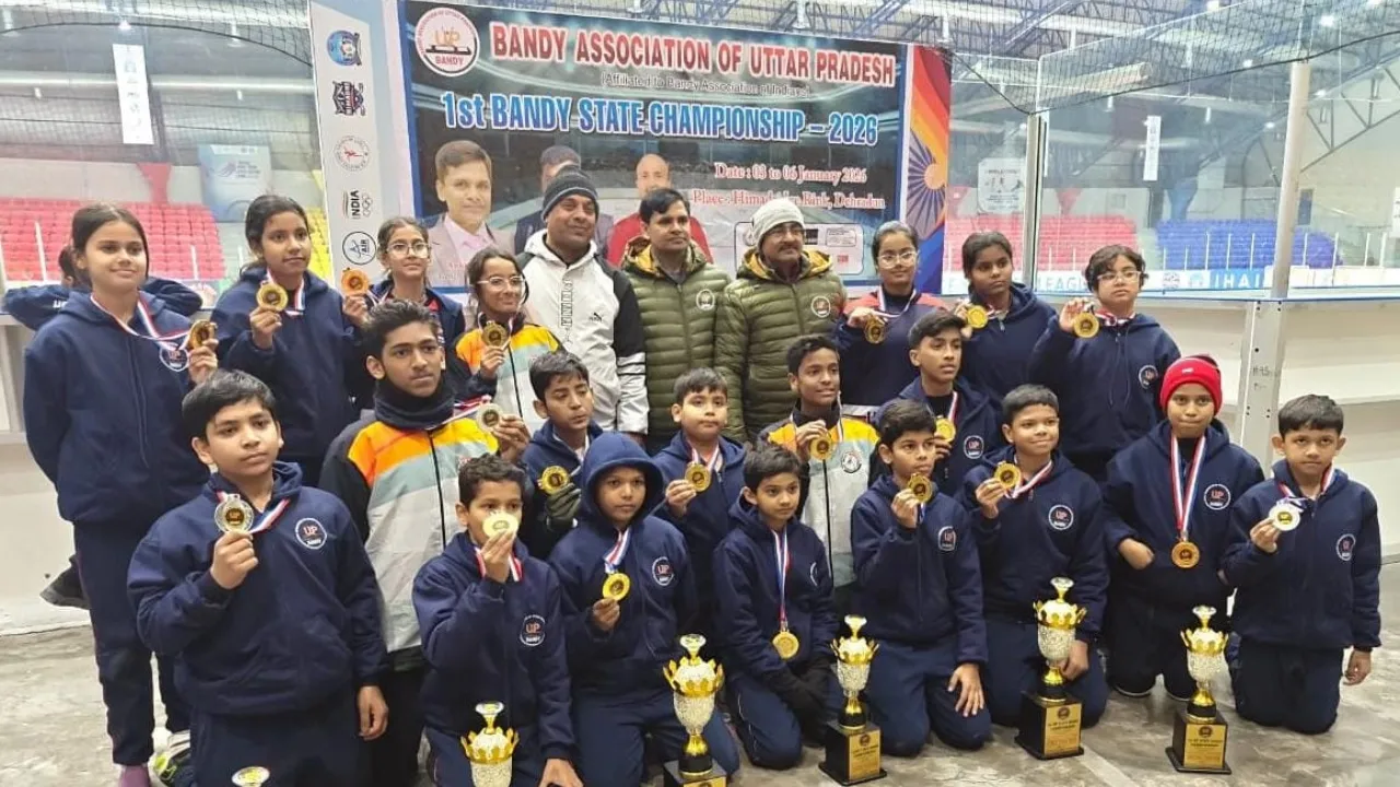 UP Bandy Championship: लखनऊ के बालकों और बालिकाओं ने दर्ज की जीत, प्रदेश का नाम किया रौशन