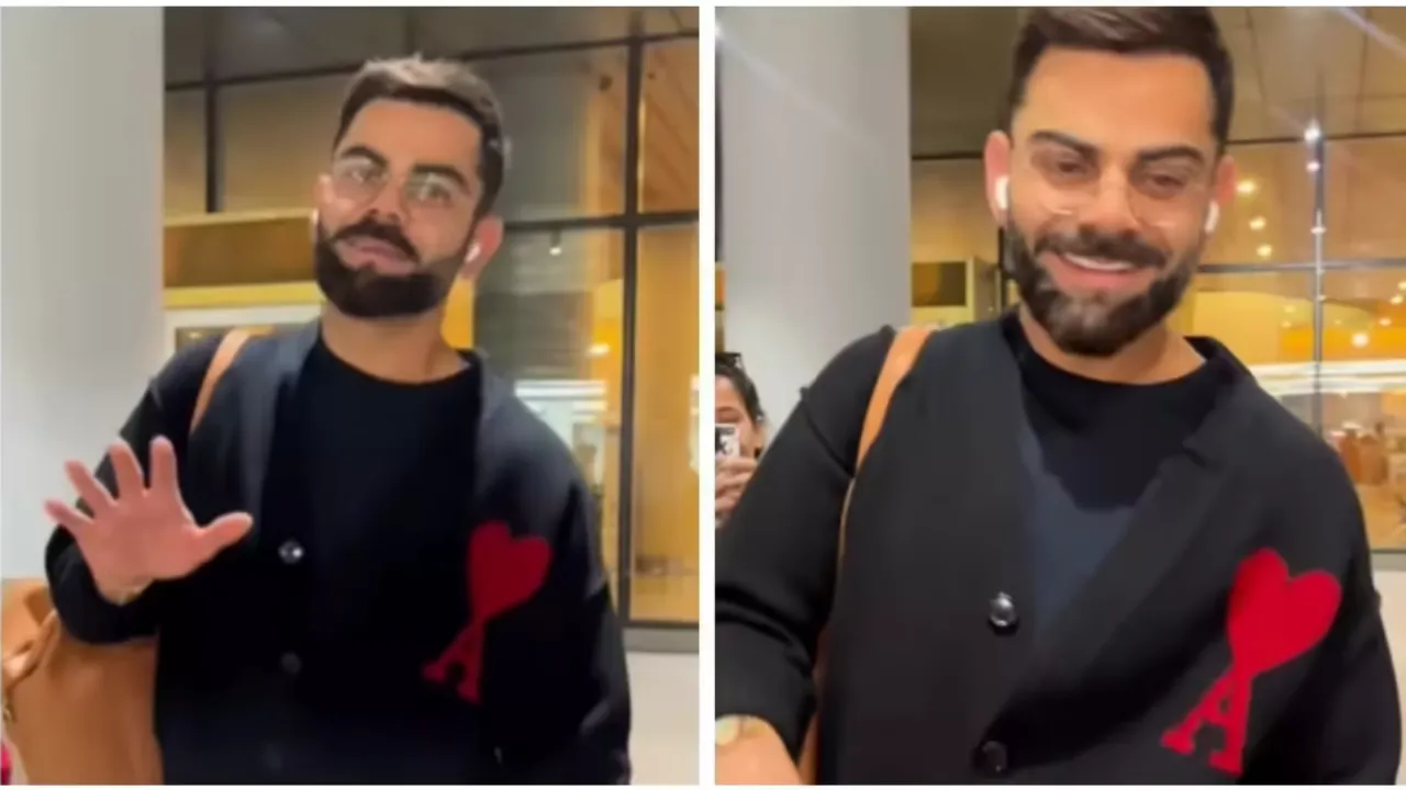 विराट कोहली का रोमांटिक अंदाज: एयरपोर्ट पर अनुष्का के नाम वाला 'A' देख फैंस हुए दीवाने, बोले- 'परफेक्ट कपल गोल्स!'